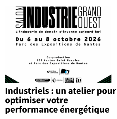 Atelier pour les industriels : optimiser votre performance énergétique
