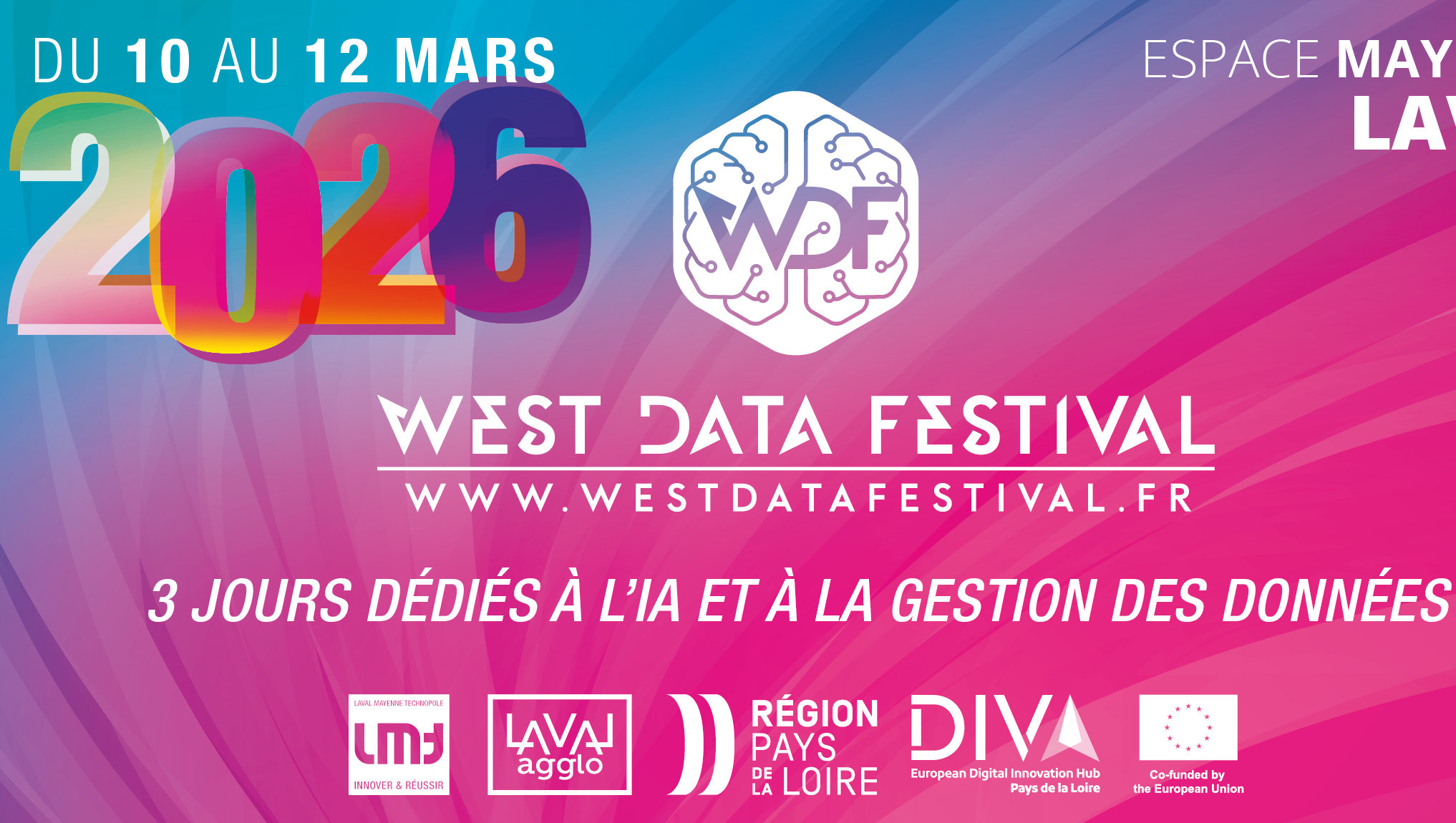 West Data Festival : évènement IA des Pays de la Loire 10 au 12 MARS 2026